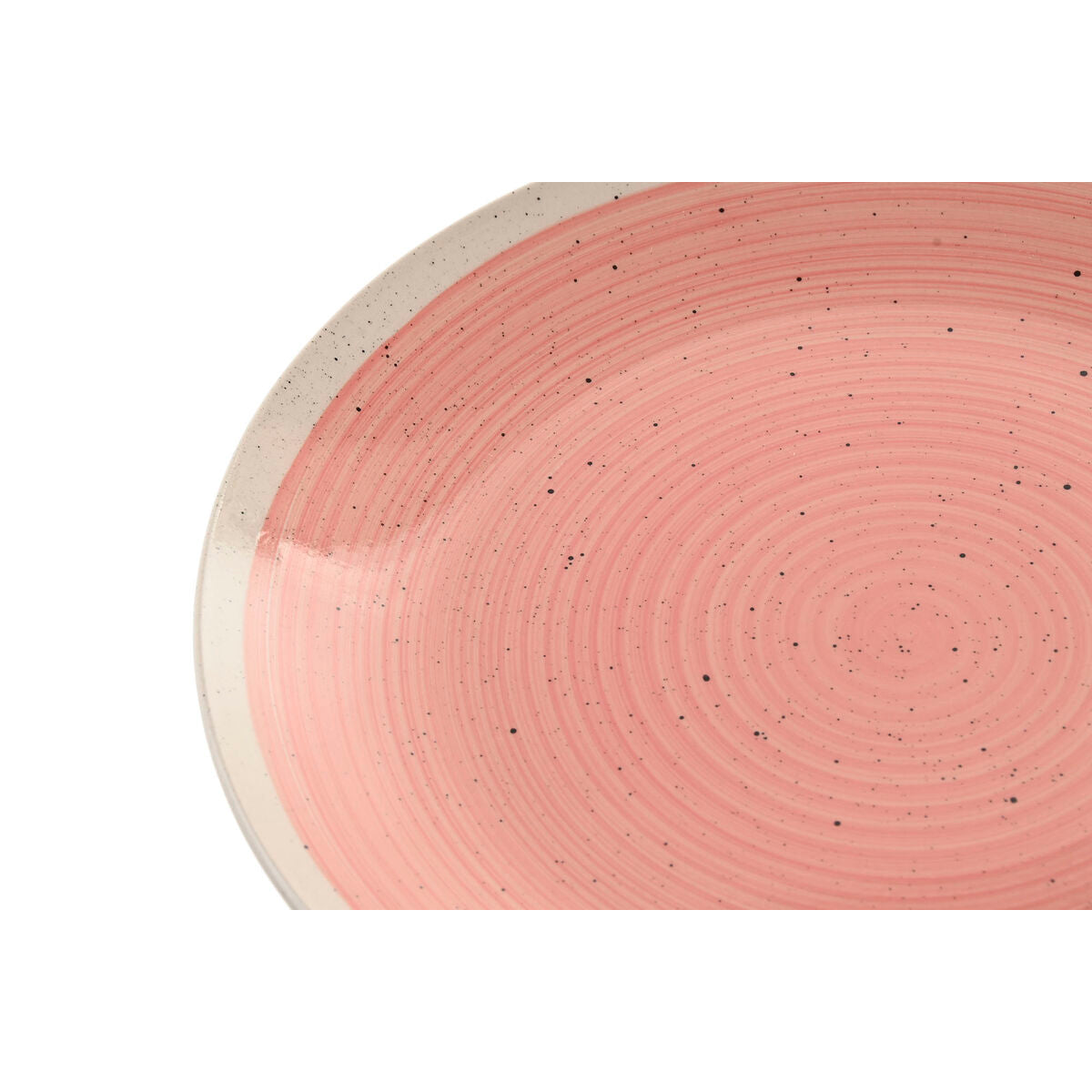 Assiettes Home ESPRIT Blanc Rose Grès 18 Pièces